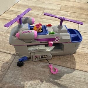 Paw Patrol Skye's Rescue Helicopter - Gray and Purple